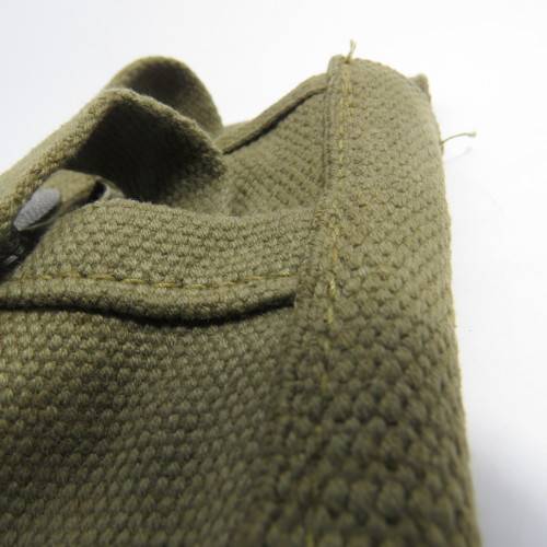 SADF green webbing gun holster - right hand side