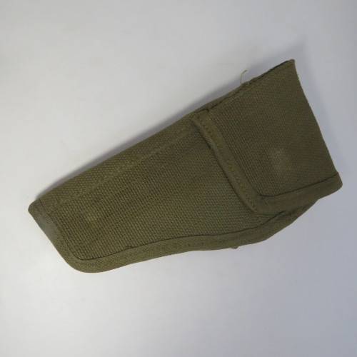 SADF green webbing gun holster - right hand side