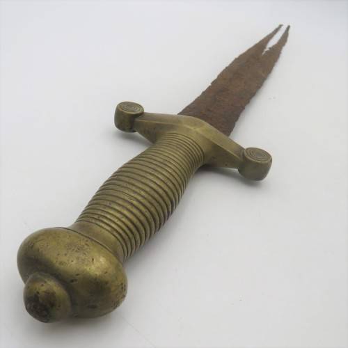 1831 French Infantry short sword - `Gladius` blade rusted away