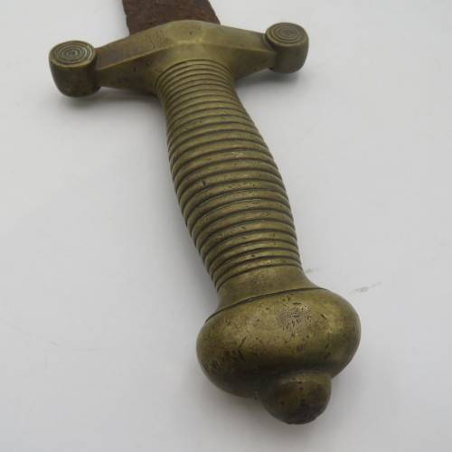 1831 French Infantry short sword - `Gladius` blade rusted away