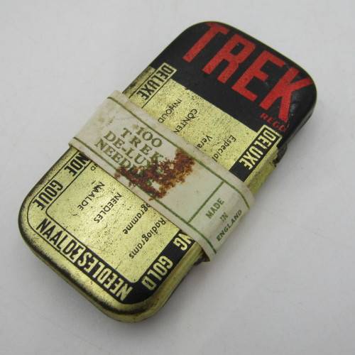 Tin of Trek gramophone needles