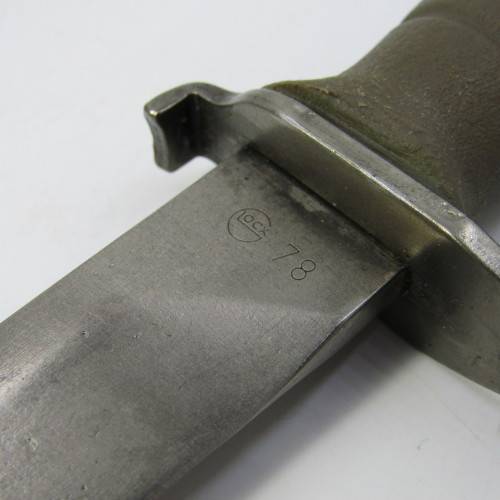 Glock 78 Olive green tactical knife with sheath