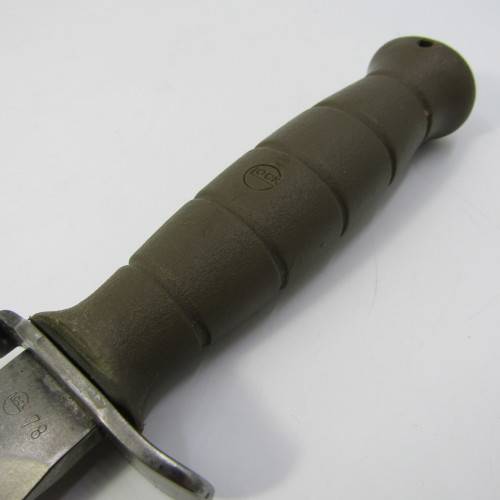 Glock 78 Olive green tactical knife with sheath