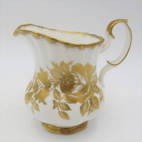 Royal Albert golden rose milk jug
