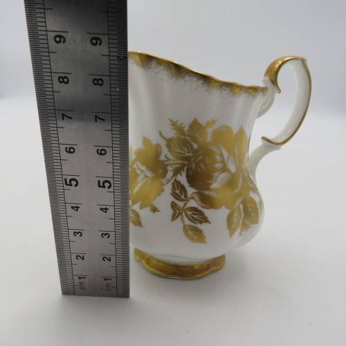 Royal Albert golden rose milk jug