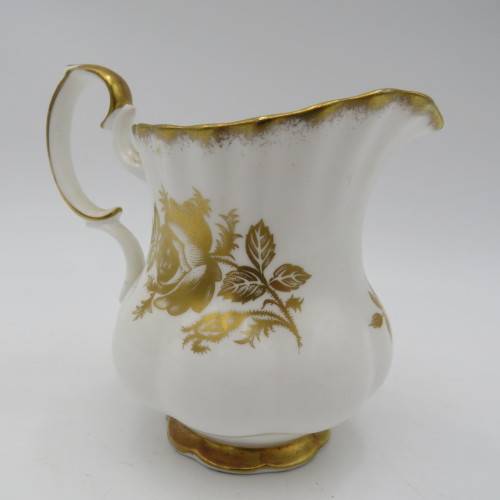 Royal Albert golden rose milk jug