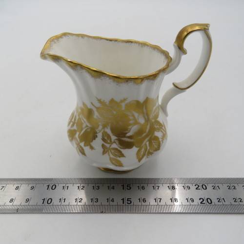 Royal Albert golden rose milk jug