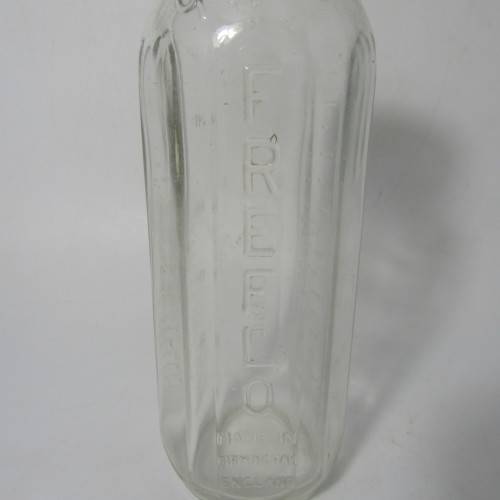 Vintage Freflo glass baby bottle made in Birmingham