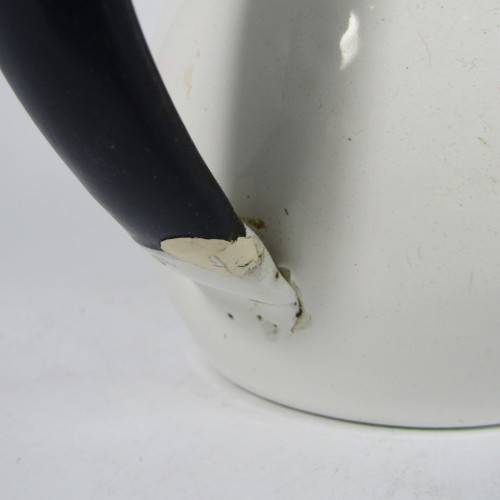 Vintage enamelled small teapot