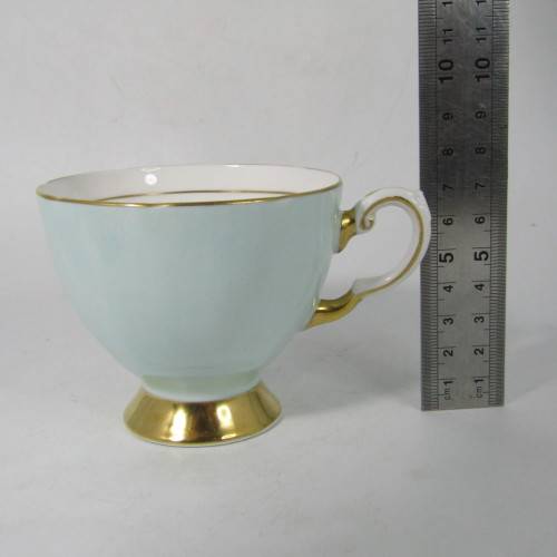 Vintage Light Blue Tuscan porcelain trio
