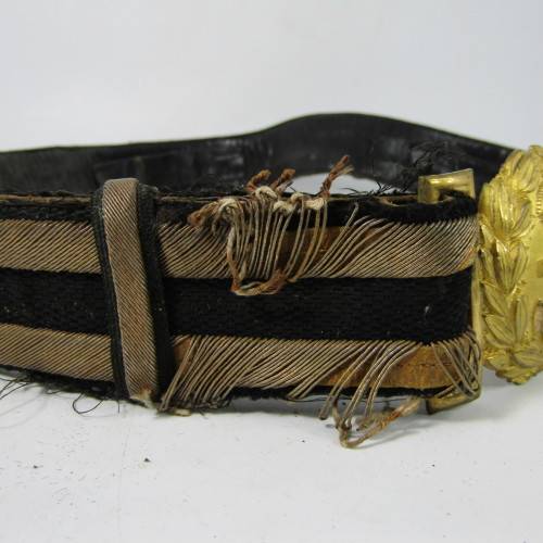 WW2 Royal Navy belt buckle - 105cm