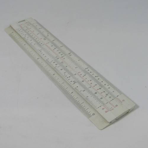 Vintage Faber Castel 67/87 slide ruler in holder