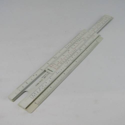Vintage Faber Castel 67/87 slide ruler in holder