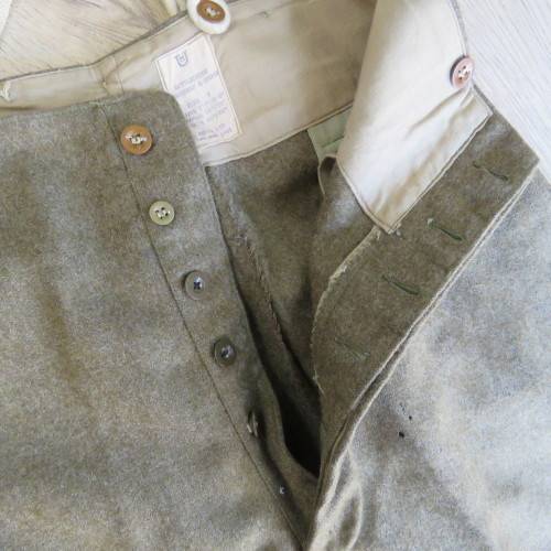 SADF 1961 battledress trousers with suspenders - Size 32