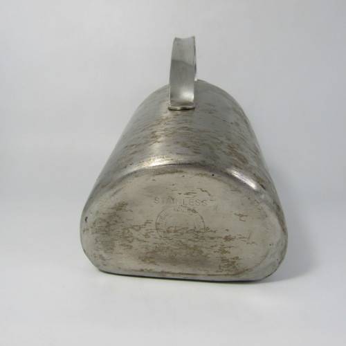 Vintage stainless steel urinal - Military hospital use 18-970-1998