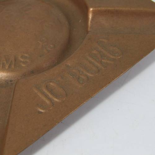Vintage Jo`Burg advertising ashtray Reliance Laundry, Bertrams