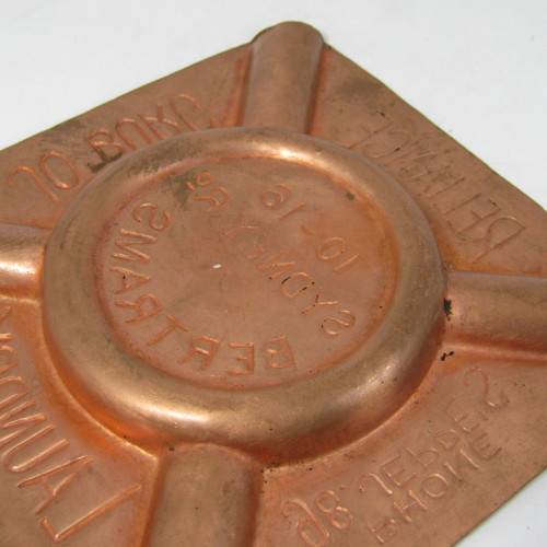 Vintage Jo`Burg advertising ashtray Reliance Laundry, Bertrams