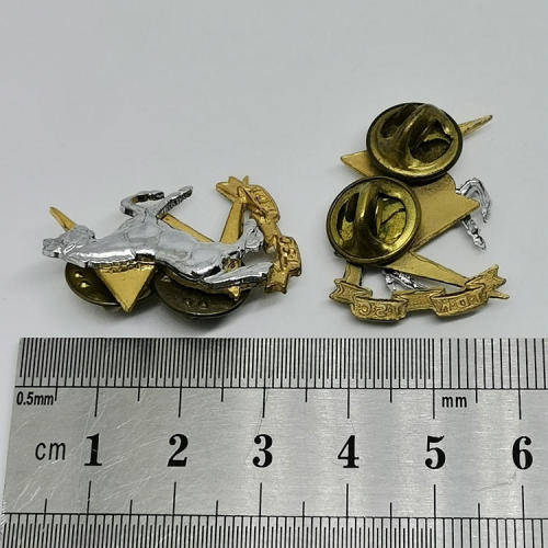 Set of SADF Technical Service Corps cap and collar badge