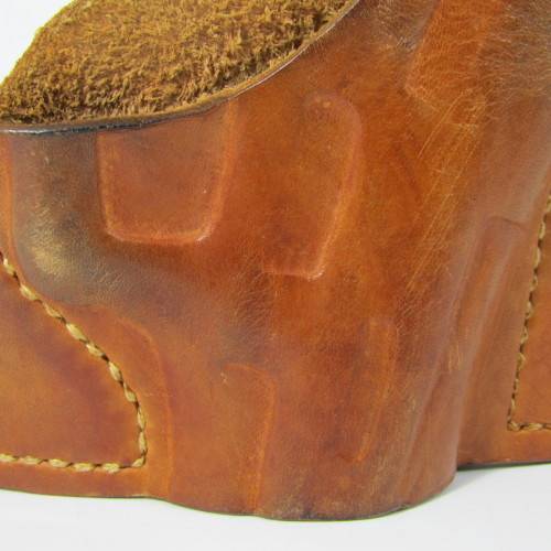 Vintage leather bikini gun holster for 9mm