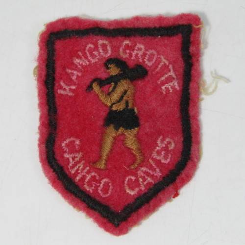 Vintage Congo Caves cloth badge