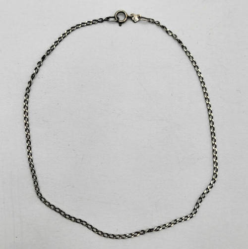 Lot of 2 silver bracelets - 22cm