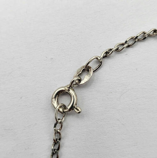 Lot of 2 silver bracelets - 22cm