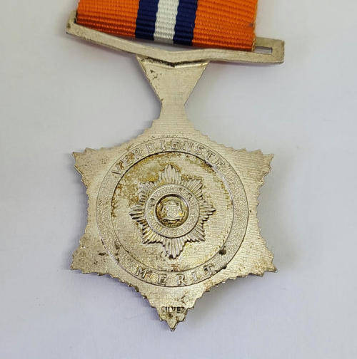 SA Police silver star for merit medal