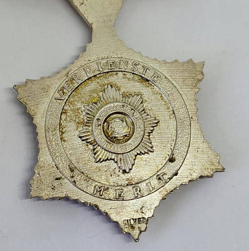 SA Police silver star for merit medal