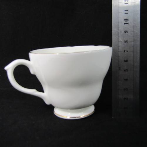 Duchess white and gold porcelain trio
