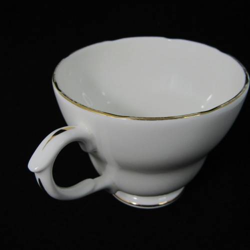 Duchess white and gold porcelain trio