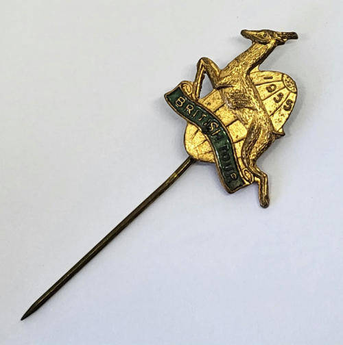 1955 Springboks rugby British Tour pin badge