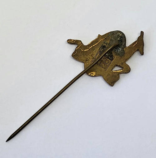 1955 Springboks rugby British Tour pin badge