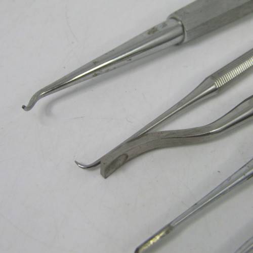 Lot of 6 different dentist tools