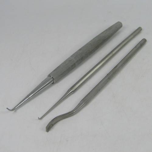 Lot of 6 different dentist tools