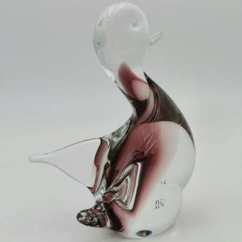Vintage Murano glass duck