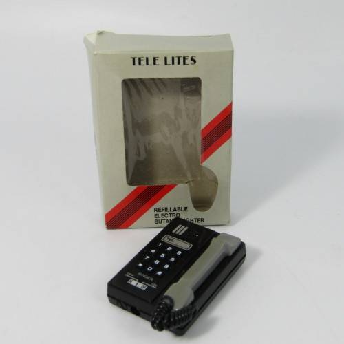 Vintage tele lite electronic telephone lighter in box - not working