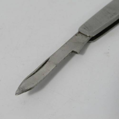 Vintage pocket lighter & pocket knife in pouch - not working