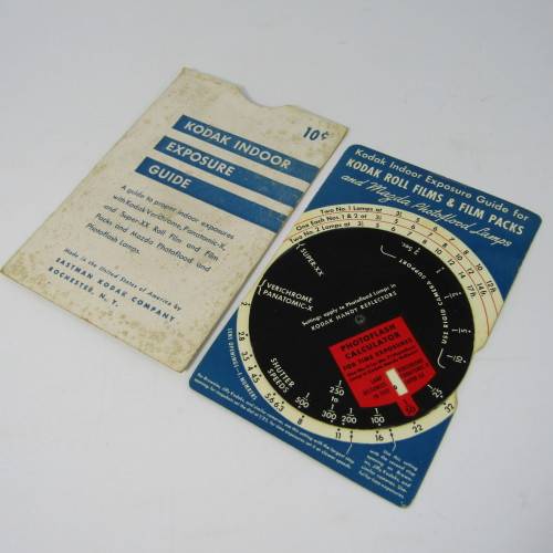 Kodak indoor exposure guide No. 1211