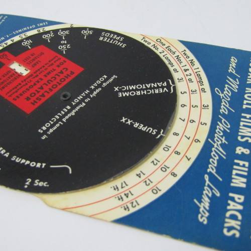 Kodak indoor exposure guide No. 1211