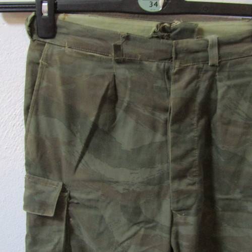 Angola Border War FAPLA camo trousers - well used - size 30