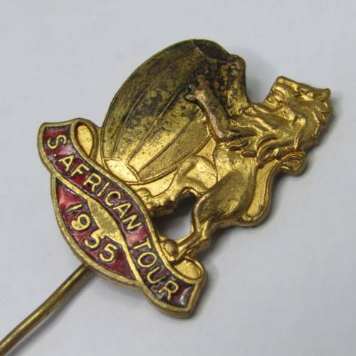 1955 Lions South Africa Rugby Tour stick pin badge