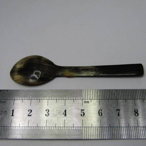 Set of 6 vintage horn spoons