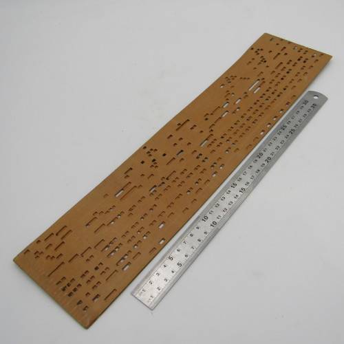 Punched Media MANOPAN music box strip - 1454M - After the Ball Waltz - Late 1800`s