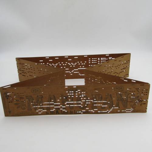 Punched Media Manopan Music Box Strip No. 105A - rare four side version - Late 1800`s