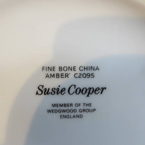 Susie Cooper Amber 9 piece coffee set - Member of Wedgwood group