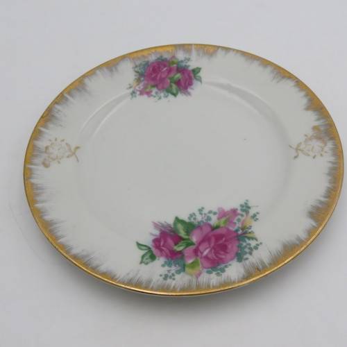 Floral Design Porcelain tea trio