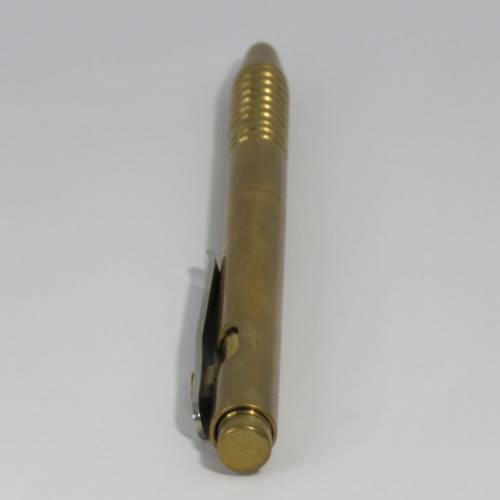 Handmade brass ball point pen - needs refill