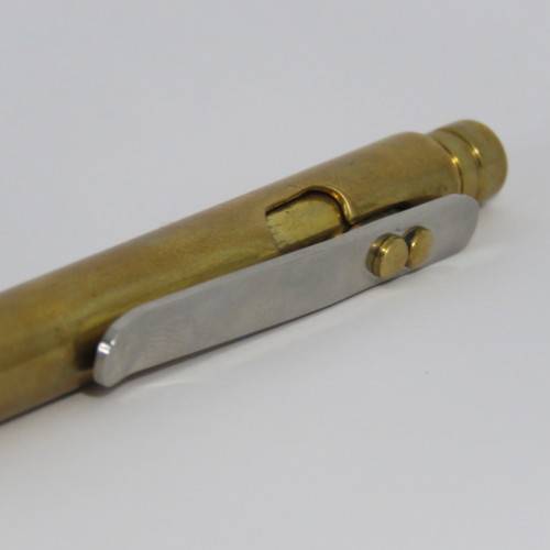 Handmade brass ball point pen - needs refill