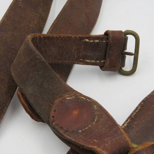 Old Military leather gun holster