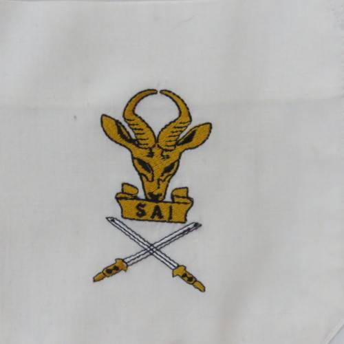 SA Infantry veteran uniform with shirt, tie, jacket and badges (Total back length - 82 cm)